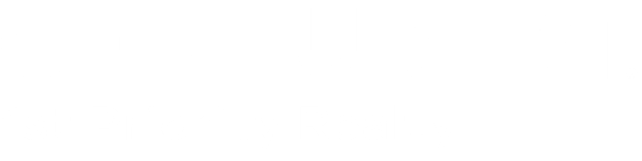 CENTURY 21 1st Priority Realty White Logo